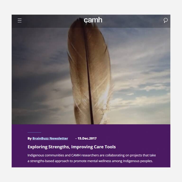 Exploring Strengths, Improving Care Tools – CAMH