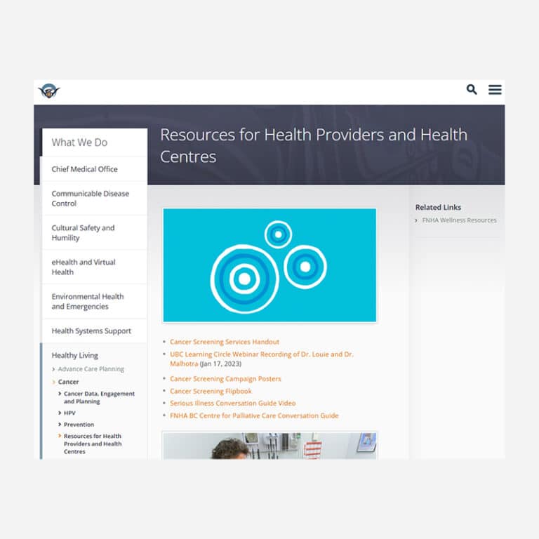 First Nations Health Authority – Resource List