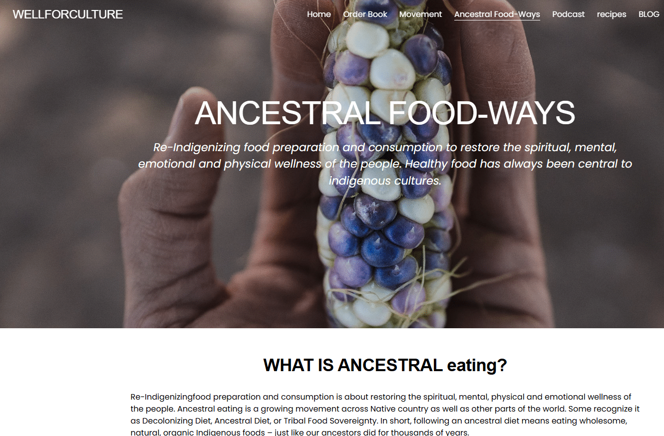 Ancestral-Eating – Well For Culture