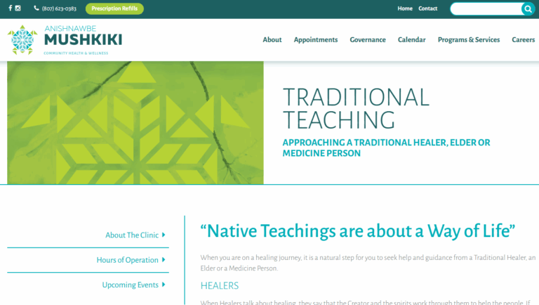 Approaching a Traditional Healer, Elder, or Medicine Person – Anishnawbe Mushkiki