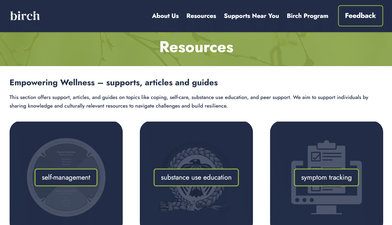 Birch Resource Portal – Thunderbird Partnership Foundation