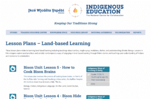 Lesson Plans – Land-Based Learning – The National Centre for Collaboration of Indigenous Education
