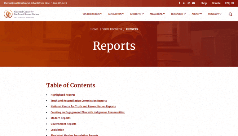 Truth and Reconciliation Commission Reports