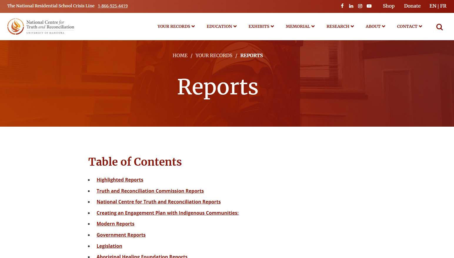 Truth and Reconciliation Commission Reports