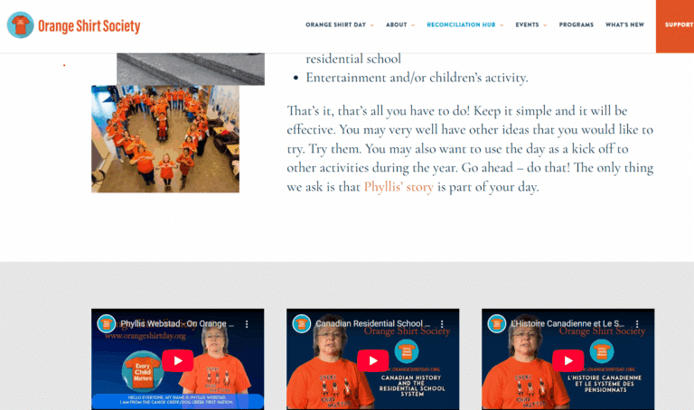 Orange Shirt Society Resources