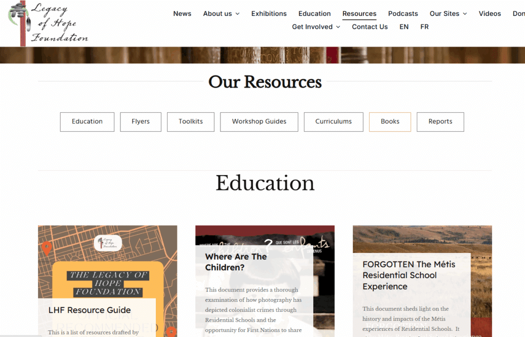 Resource Library – Legacy of Hope Foundation