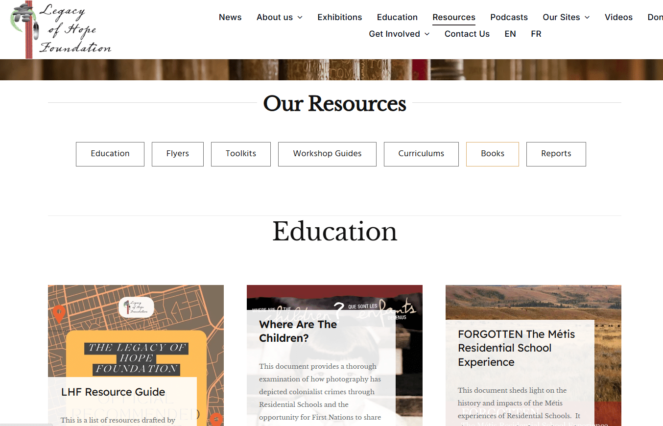 Resource Library &#8211; Legacy of Hope Foundation