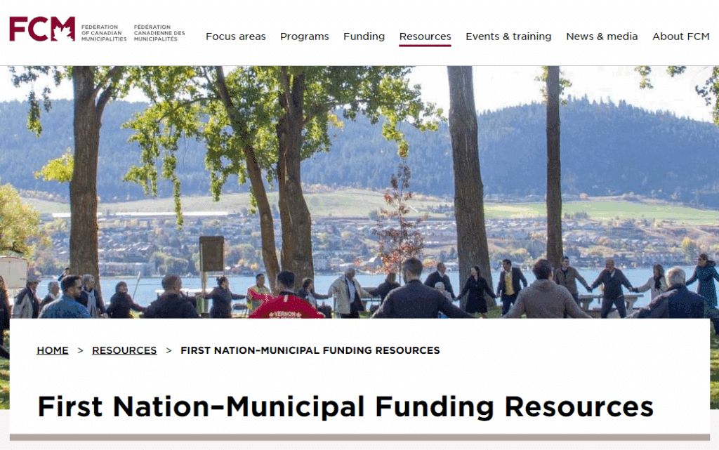 First Nation–Municipal Funding Resources