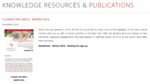 Workforce Development for Indigenous Communities – NCCIH